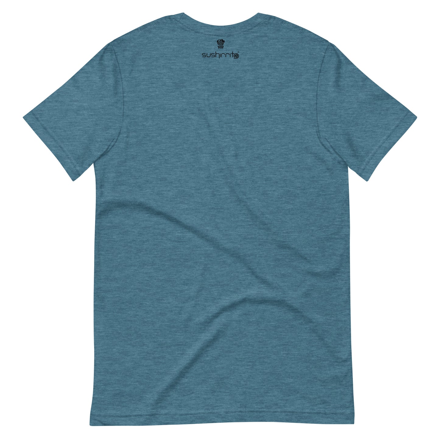 Adult Unisex T-Shirt: Shark eating sushi burrito