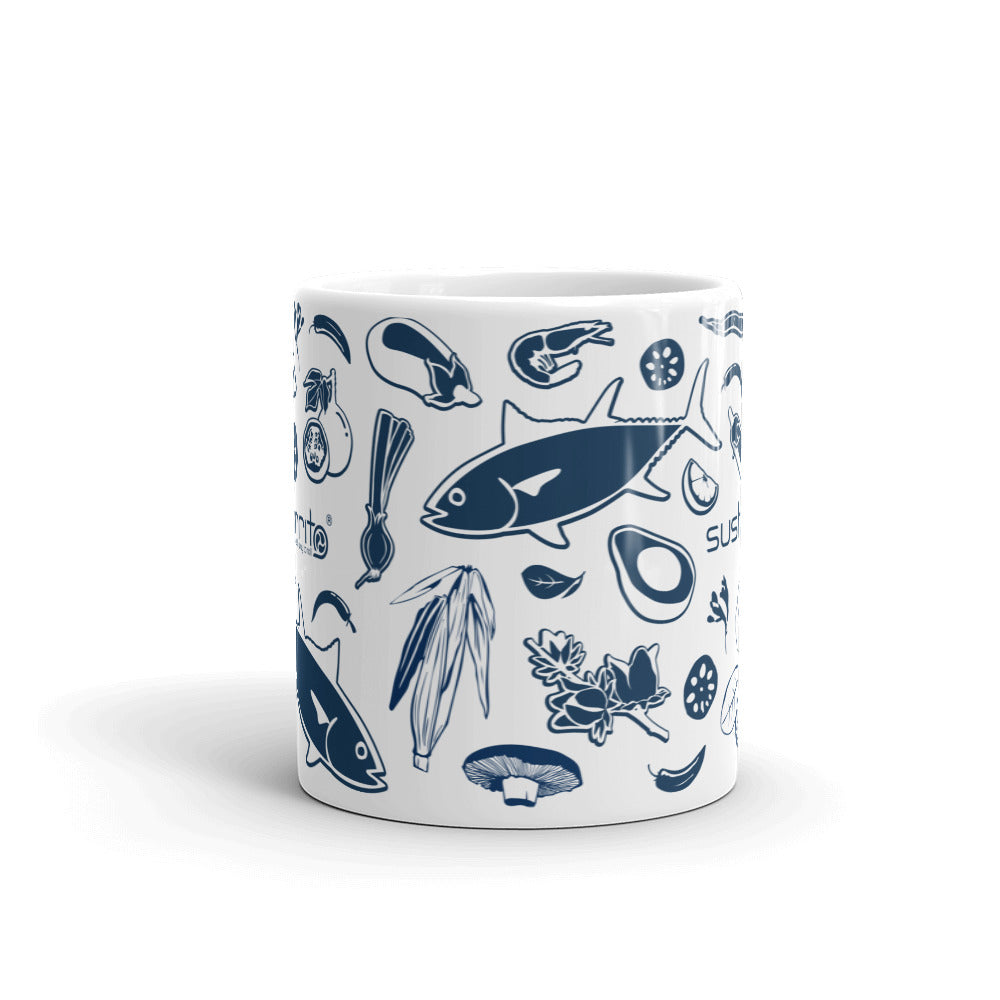 Fish Pattern Mug