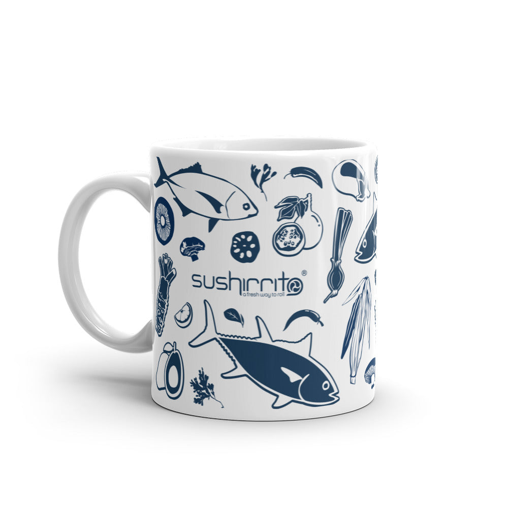 Fish Pattern Mug