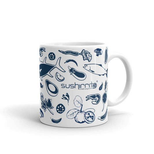 Fish Pattern Mug